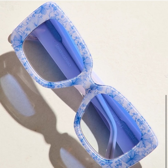 LOVESHACKFANCY Arietta clear waters sunglasses ?️ main image 4
